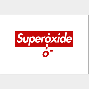 Superoxide O2- chemistry design Posters and Art